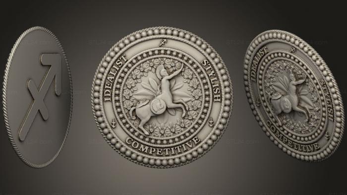 Coins (sagi 3d sign, MN_0094) 3D models for cnc
